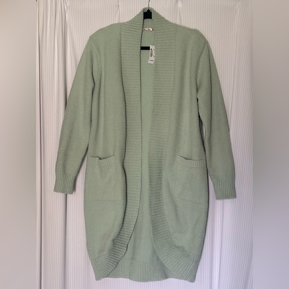 La Vie en Rose Mint Green Open Front Loungewear Cardigan Medium